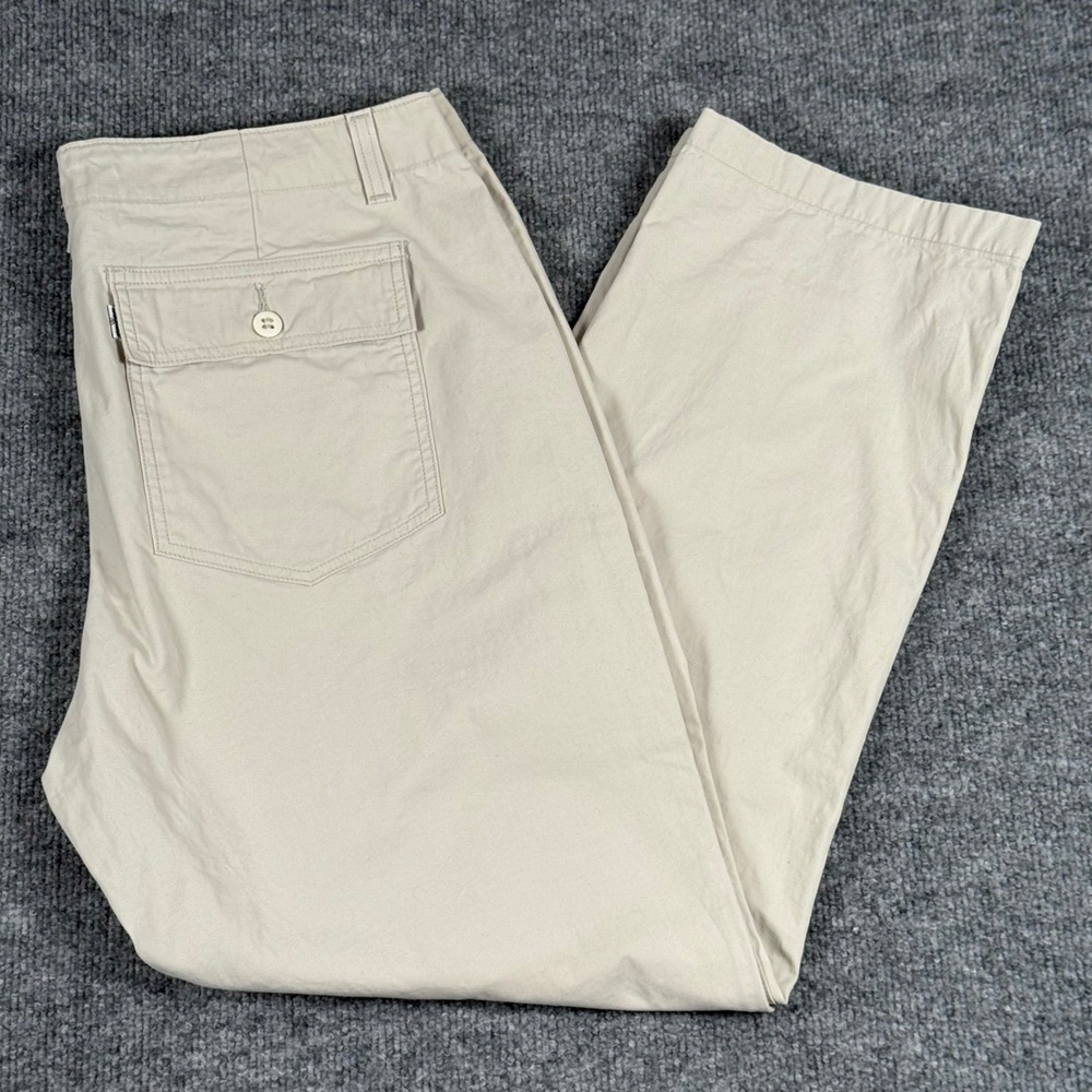 Levis Men 30 35x28 Chino Pants Beige Straight Leg Smart Casual Preppy Minimalist